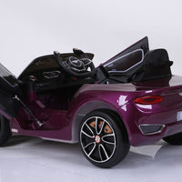 Bentley exp 12v kids ride on car - Purple