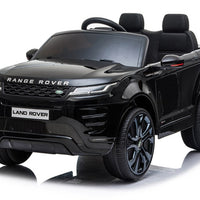 Licensed Range Rover 12v evoque kids car - Black