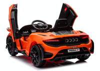 
              New 12V Licensed Mclaren 765LT kids ride on car with remote - Orange
            
