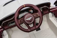 
              Bentley Bacalar 12v kids ride on car - White
            