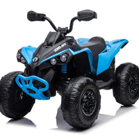 24v Can Am 4WD Kids ride on Quad bike - Blue
