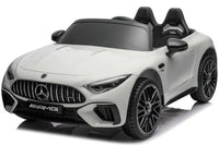 
              New 24v Mercedes sl63 kids ride on car - White
            