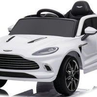 Aston Martin DBX 12v Kids ride on car - White