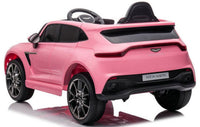 
              Aston Martin DBX 12v Kids ride on car - Pink
            