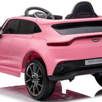Aston Martin DBX 12v Kids ride on car - Pink