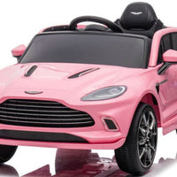 Aston Martin DBX 12v Kids ride on car - Pink