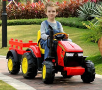 
              HB tractor with Trailer - Red
            