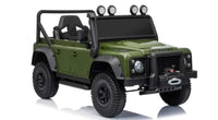
              Land Rover Defender Style 24v kids ride on car
            