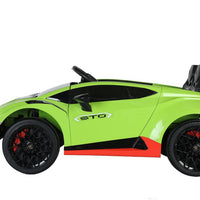 Lamborghini Huracan STO 12V Drift ride on car - Green