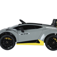 Lamborghini Huracan STO 12v Drift ride on car - Grey