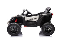 
              New Can Am 24v Mini kids ride on buggy -  White
            