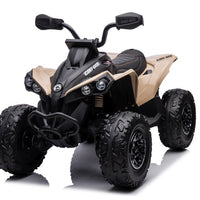 24v Can Am 4WD Kids ride on Quad bike - Khaki