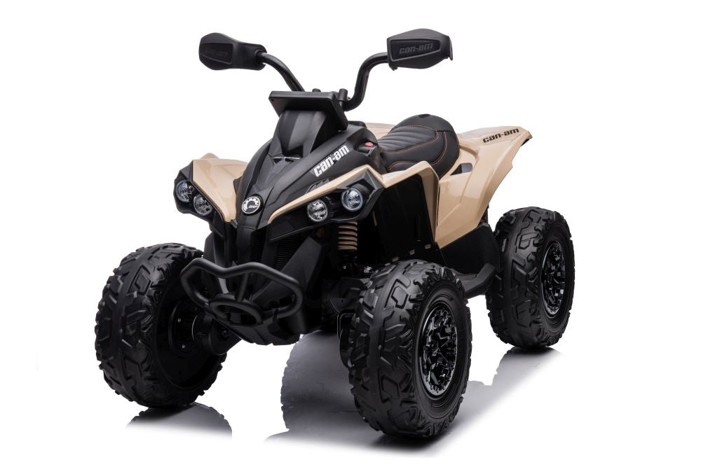 24v Can Am 4WD Kids ride on Quad bike - Khaki