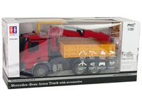 
              Mercedes Arocs 1:20 Rechargeable R/C crane truck
            