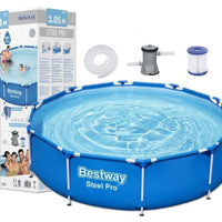 10ft Bestway Frame Swimming Pool 56679 (305x76cm) with filter