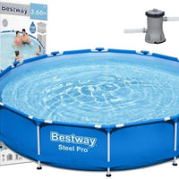 Bestway 12ft Steel PRO Frame Swimming Pool 56681 (366x76cm) with filter