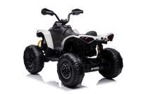 
              24v Can Am 4WD Kids ride on Quad bike - White
            