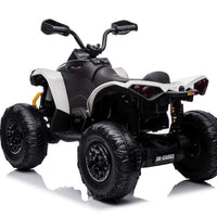 24v Can Am 4WD Kids ride on Quad bike - White