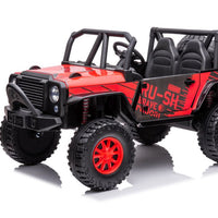 New 24v C4K Kids Ride on Jeep MP4 - Red