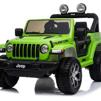 12v Licensed Rubicon Jeep wrangler - Pink/Black/Green