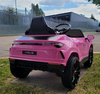 
              Licensed 12v Lamborghini Urus Kids Ride on Car - Pink
            