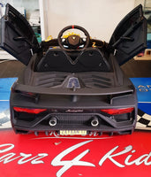 
              Licensed Lamborghini SVJ 12v ride on car - Matte black
            