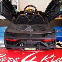 Licensed Lamborghini SVJ 12v ride on car - Matte black