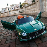 Bentley exp 12v kids ride on car - Green