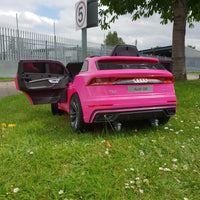 
              Audi Q8 12v Kids ride on car - Pink mp4
            