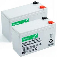 2 x 12v7ah (24v) lead acid kids car battery set