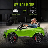 
              Licensed 12v Lamborghini Urus Kids Ride on Car - Green
            