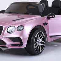 Licensed Bentley Supersport 12v ride on car - Metallic Pink