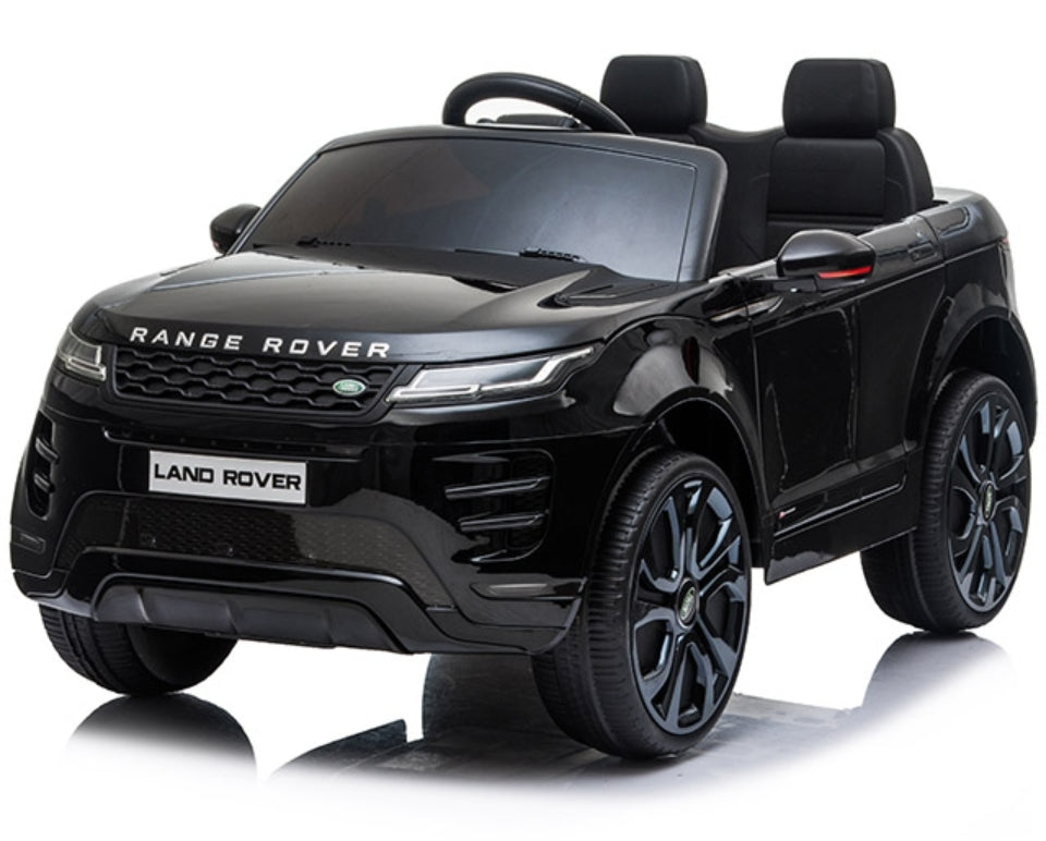 Licensed Range Rover 12v evoque kids car - Black