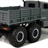 R/C 6x6 recharegable Army pick up truck 1:10 scale - Grey