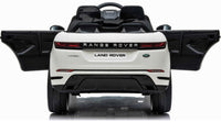 
              Licensed Range Rover 12v evoque kids car - White
            