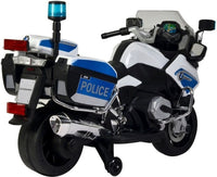 
              12v BMW R1200 Police Electric Ride On Motorcycle - White
            