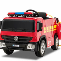 12v kids fire engine with remote and accessories