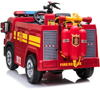 
              12v kids fire engine with remote and accessories
            