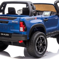 Toyota Hilux 24v 2 seater 4wd Kids ride on car - Metallic Blue