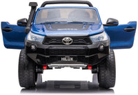 
              Toyota Hilux 24v 2 seater 4wd Kids ride on car - Metallic Blue
            