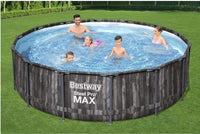 
              Bestway 14ft Steel PRO Max Large Swimming Pool 5614z (427x107cm)
            