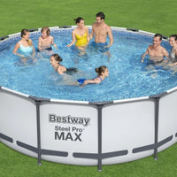 Bestway 15ft Steel PRO Max X Large New Swimming Pool 56438 (457x122cm)