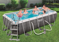 
              Bestway 56721 power steel swimming pool (404x201x100cm)
            