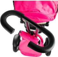 
              Tricycle 3 in 1 Bike/Stroller with Rubber wheels - PINK
            