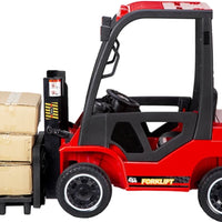 NEW Kids ride on Forklift mp4 - Red