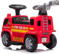 
              Electric 6v Ride-On Fire engine for toddlers
            