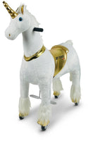 
              My Pony Ride on Horse - Small Gold/white UNICORN
            