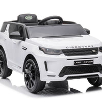 Licensed land rover 12v Discovery New 2022 kids ride on car - White