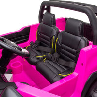 Toyota Hilux 4wd 2 seater Kids ride on car - Pink