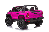 
              Toyota Hilux 4wd 2 seater Kids ride on car - Pink
            